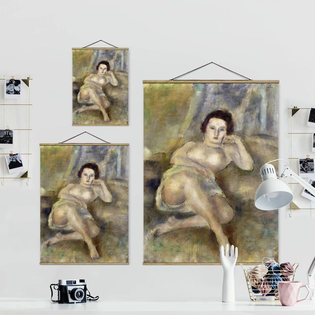 Obrazy na ścianę Jules Pascin - Młoda kobieta w pozycji leżącej