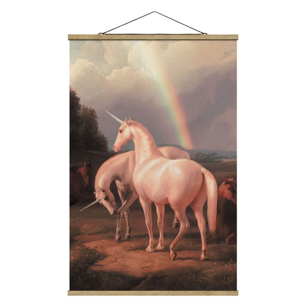 Obraz vintage Fałszywe konie