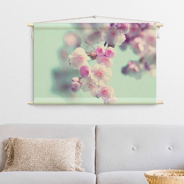 Obrazy nowoczesne Colourful Cherry Blossoms