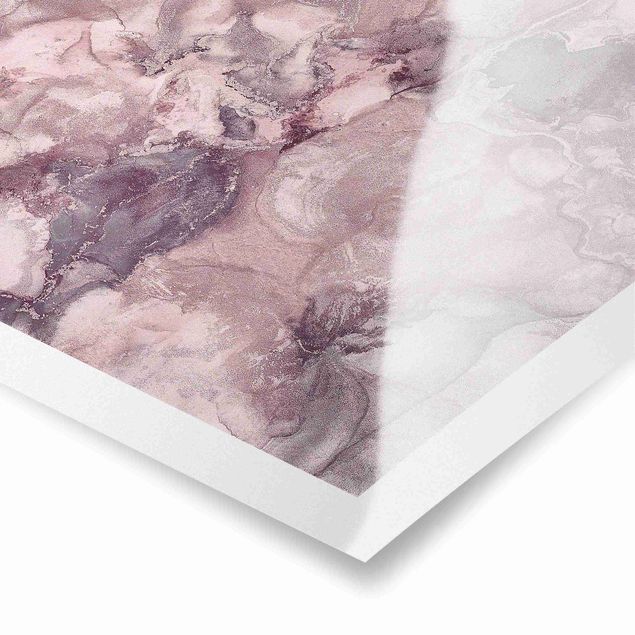 Andrea Haase obrazy  Eksperymenty z kolorami Marmurowy fiolet