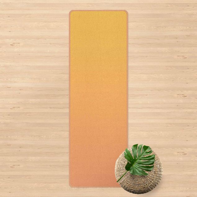 nowoczesny dywan Kolor gradientowy pomarańczowy