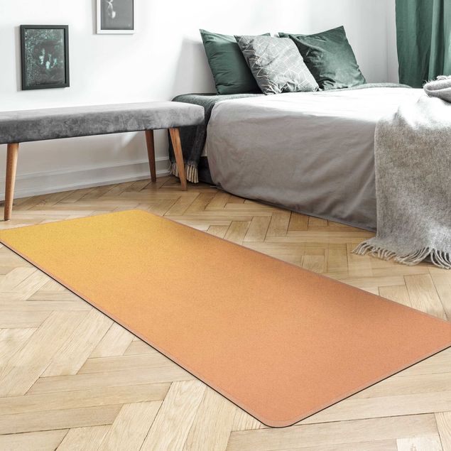 duży dywan Kolor gradientowy pomarańczowy