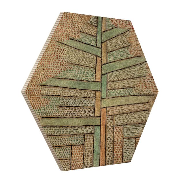 Obrazy z drewna Paul Klee - Drzewo sosnowe