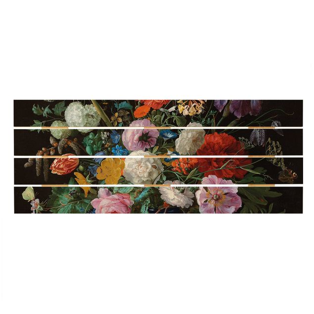 Reprodukcje obrazów Jan Davidsz de Heem - Szklany wazon z kwiatami