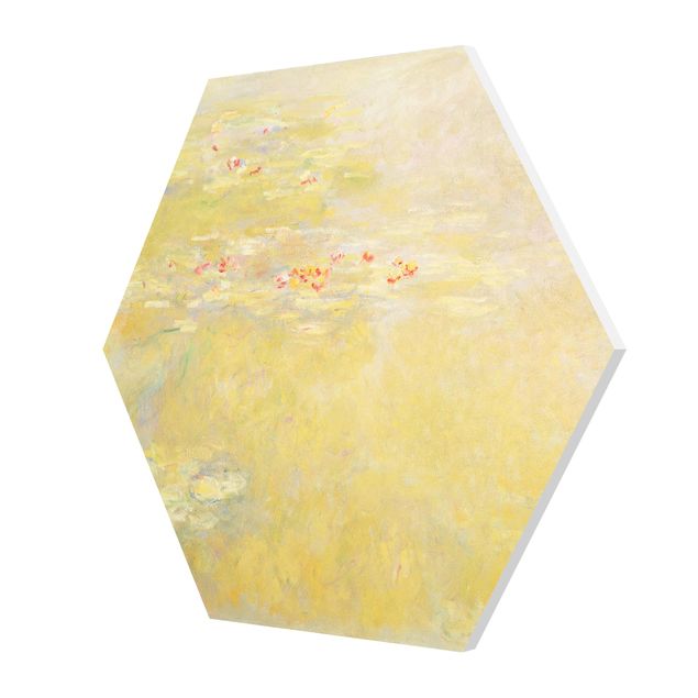 żółty obraz Claude Monet - Staw z liliami wodnymi