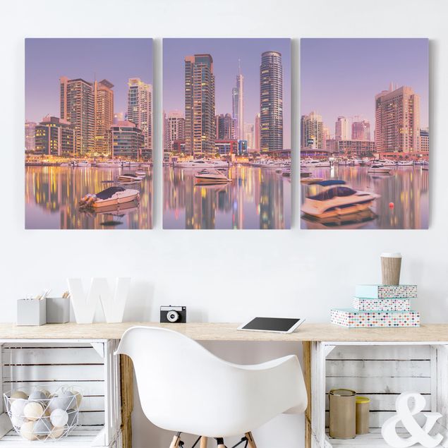 Dekoracja do kuchni Dubai Skyline and Marina