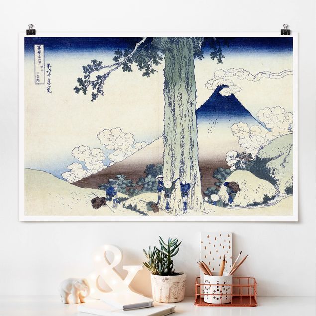 Dekoracja do kuchni Katsushika Hokusai - Przełęcz Mishima w prowincji Kai