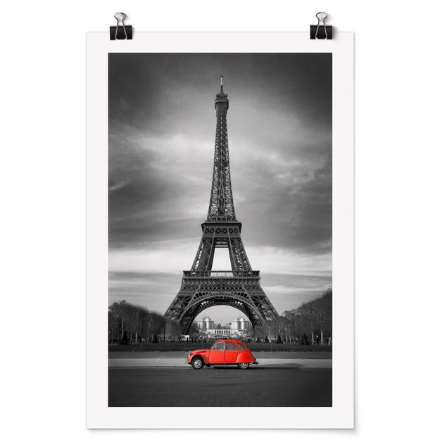 Obrazy vintage Spot na temat Paryża