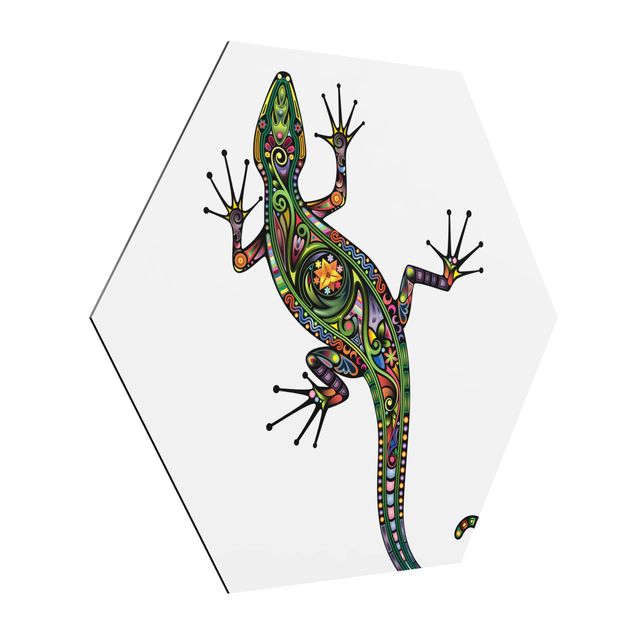 Obrazy nowoczesny Wzór gekona