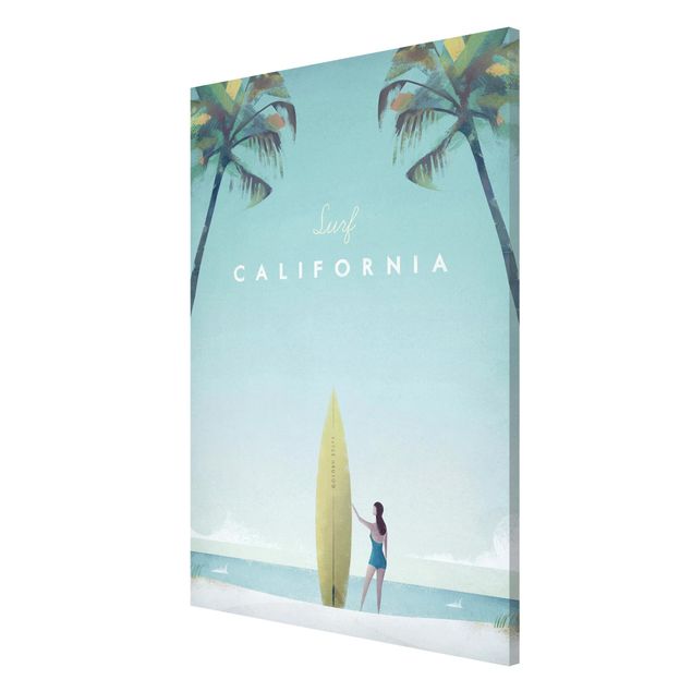 Obrazy z morzem Plakat podróżniczy - Kalifornia
