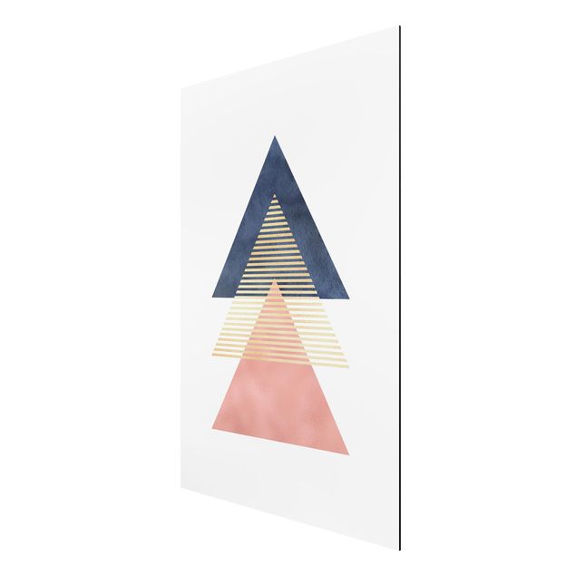 Obrazy abstrakcja Trzy trójkąty