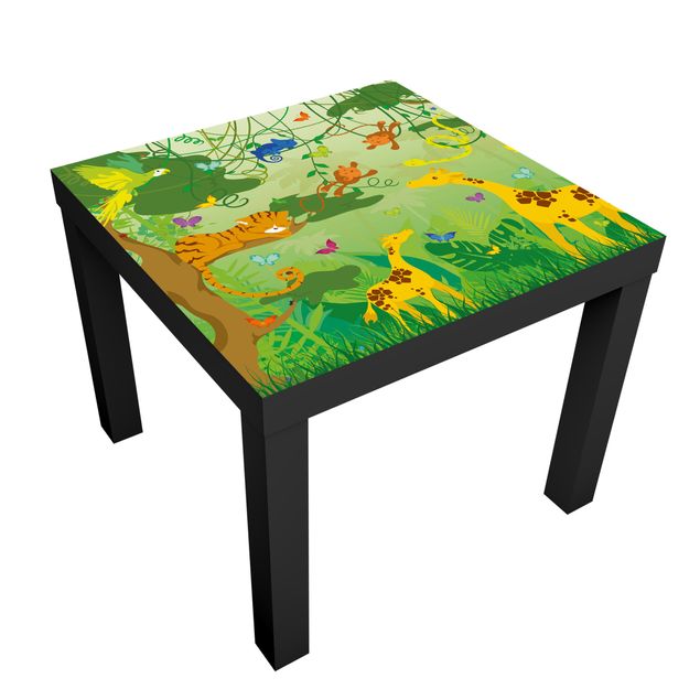 Okleina meblowa IKEA - Lack stolik kawowy - Nr IS87 Gra w dżunglę