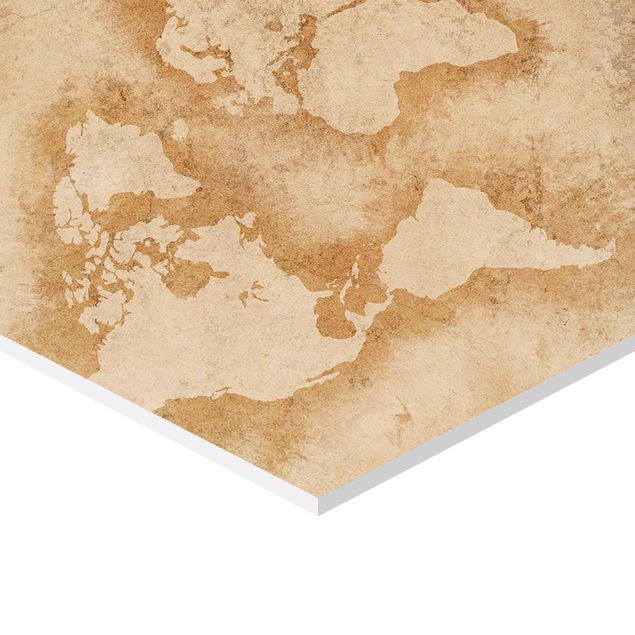Obrazy na ścianę Starożytna mapa świata