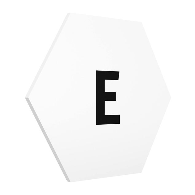 Obrazy powiedzenia Biała litera E