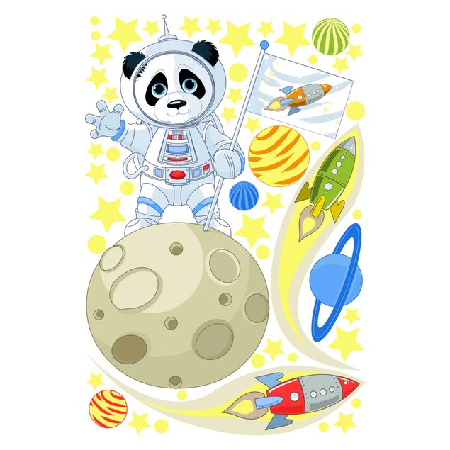 Pokój dziecięcy Panda astronauta