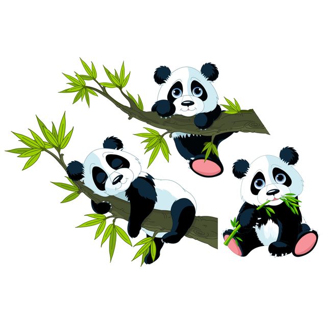 Pokój niemowlęcy Zestaw misiów panda