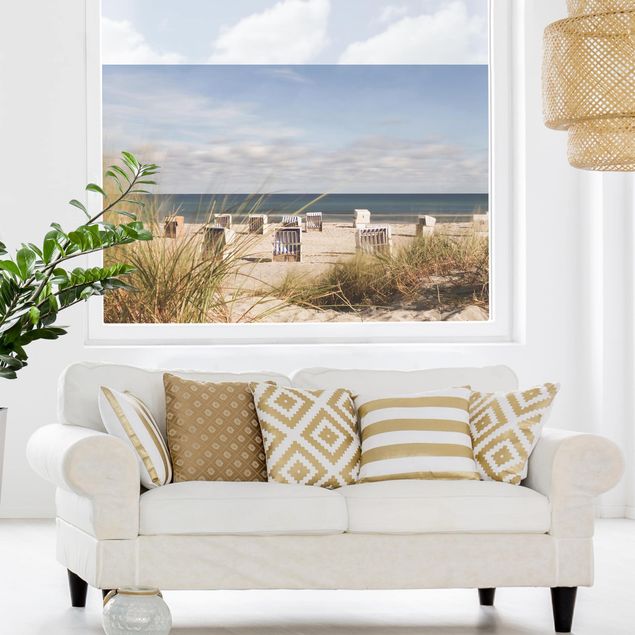 Folia okienna do sypialni Krzesła nadmorskie i plażowe