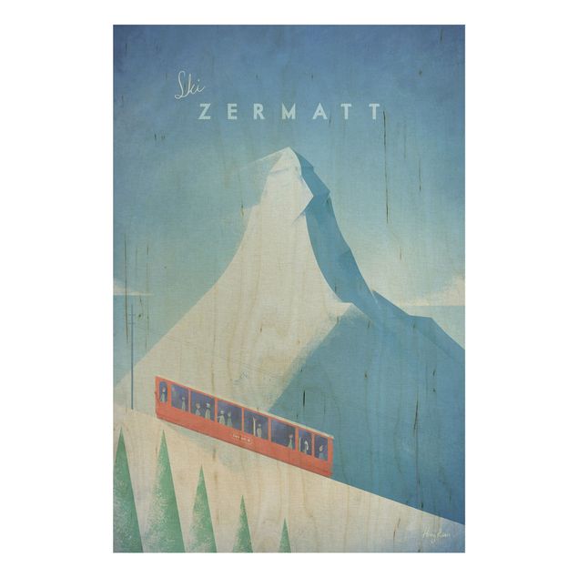 Henry Rivers obrazy Plakat podróżniczy - Zermatt