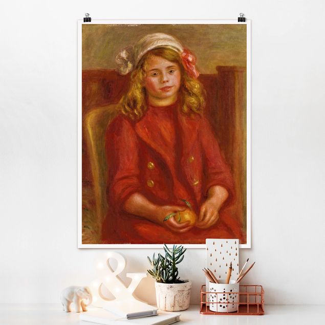 Dekoracja do kuchni Auguste Renoir - Młoda dziewczyna z pomarańczą