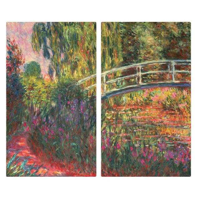 Reprodukcje dzieł sztuki Claude Monet - Mostek japoński w ogrodzie w Giverny