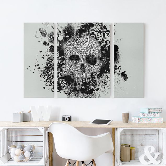 Obrazy do salonu nowoczesne Skull