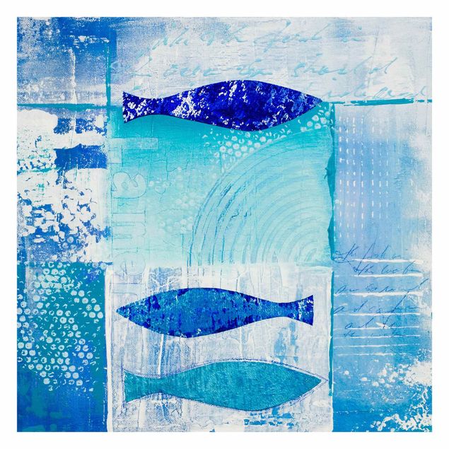 Tapeta - Ryby w błękicie