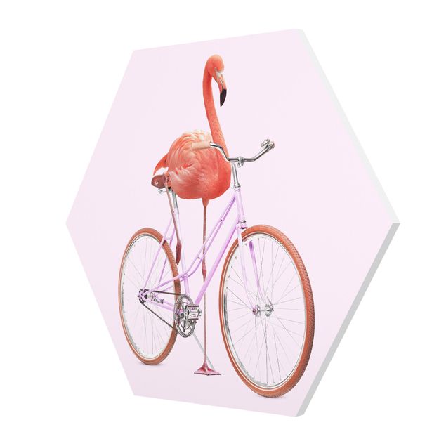 Jonas Loose obrazy Flamingo na wysokich obcasach