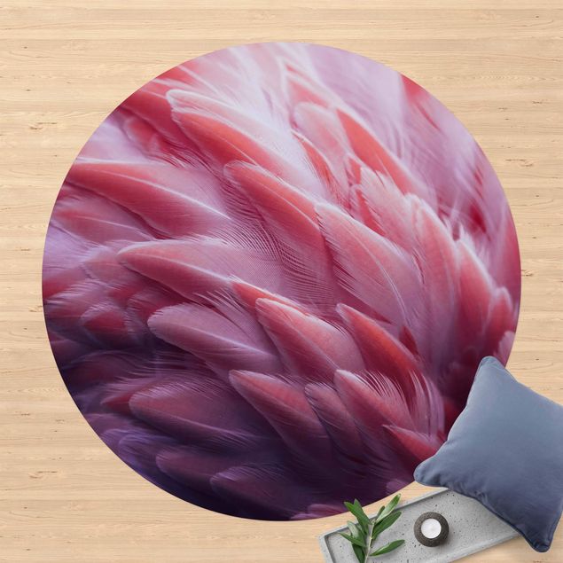 dywan zewnętrzny Zbliżenie na pióra flaminga