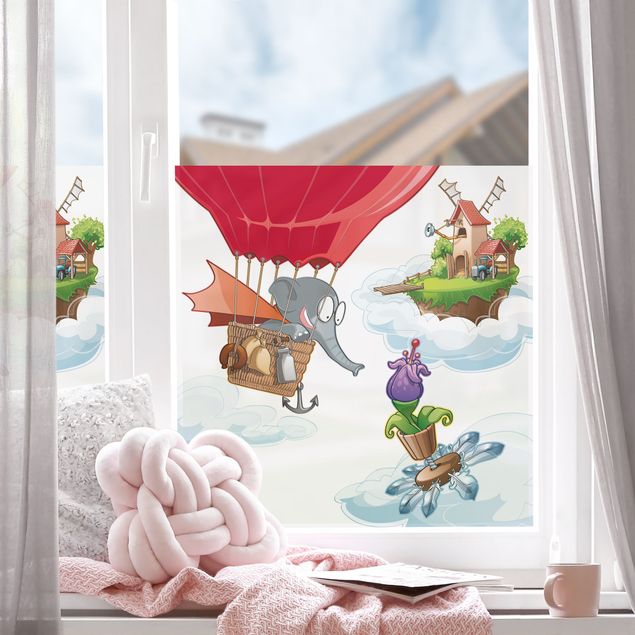Pokój dziecięcy Flying Farm Elephant in the Clouds (Latająca farma - słoń w chmurach)