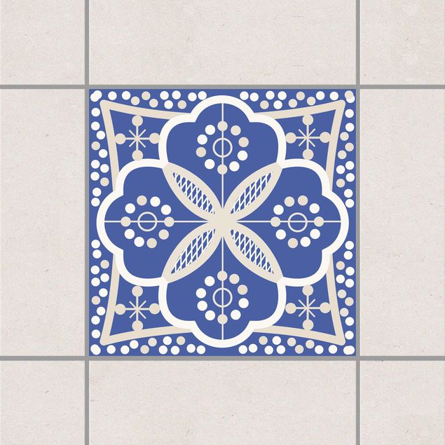 Dekoracja do kuchni Portugalska płytka ścienna niebiesko-biały