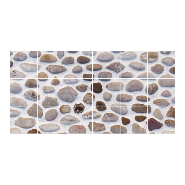Naklejka na płytki - Andaluzyjski mur kamienny