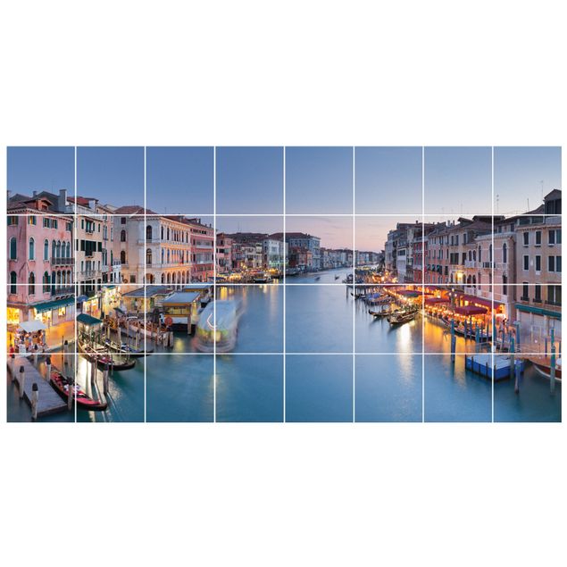 Rainer Mirau obrazy Wieczorna atmosfera na Wielkim Kanale w Wenecji