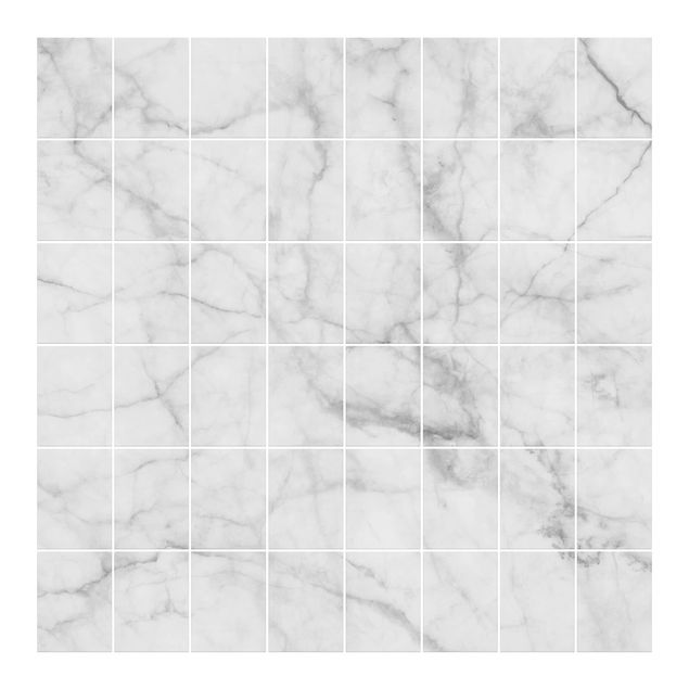Naklejka na płytki - Bianco Carrara