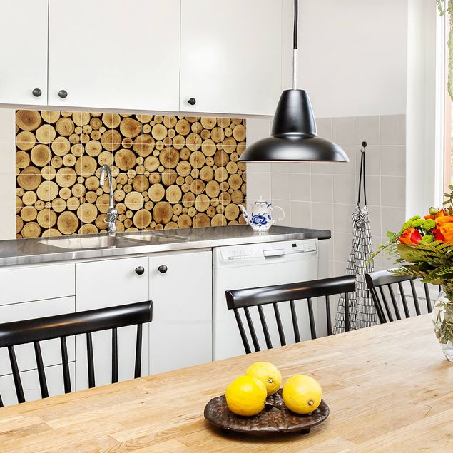 Dekoracja do kuchni Drewno opałowe dla domu