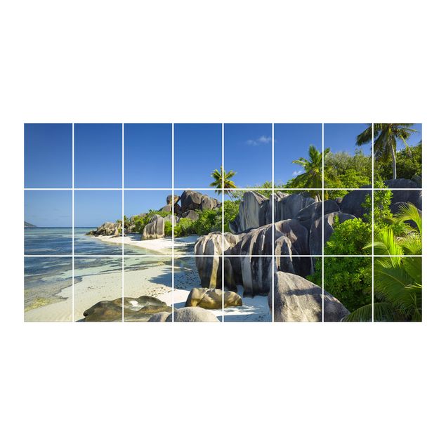 Naklejki na płytki Dream Beach Seychelles