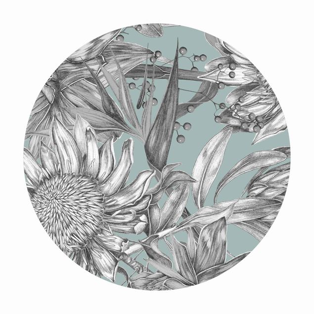 dywany natura Elegancja kwiatowa Echinacea