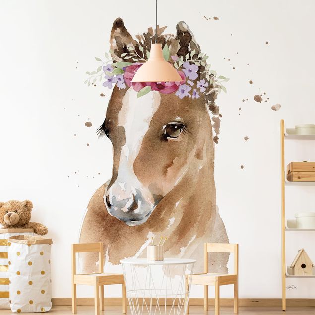 Fototapeta koń Floral Pony
