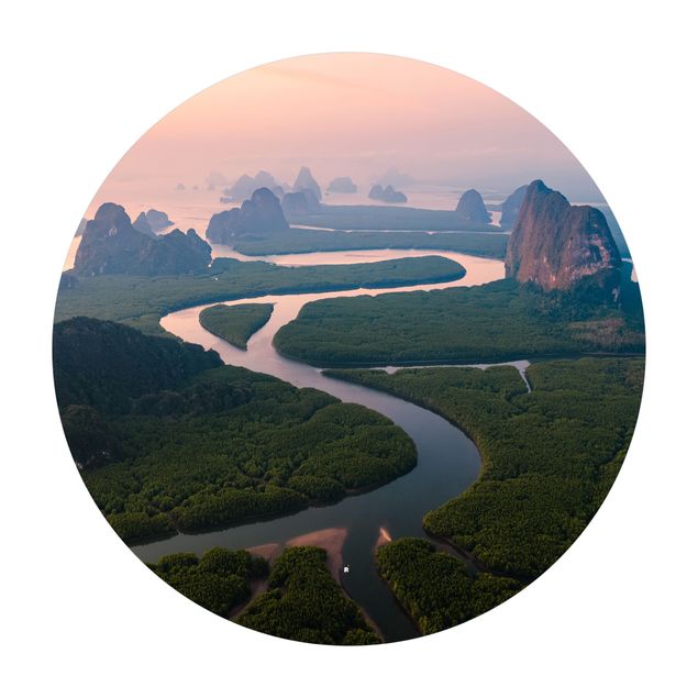 Matteo Colombo obrazy Krajobraz rzeki w Tajlandii