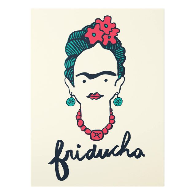 Obrazy do salonu nowoczesne Frida Kahlo - Friducha