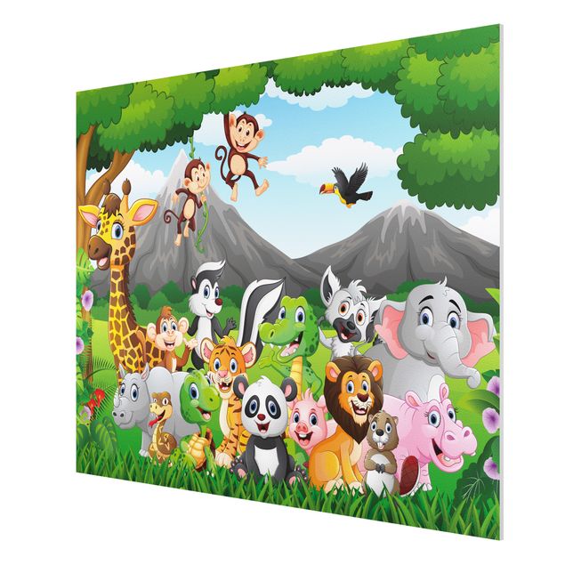 Obrazy na ścianę krajobrazy Zwierzęta dzikiej dżungli