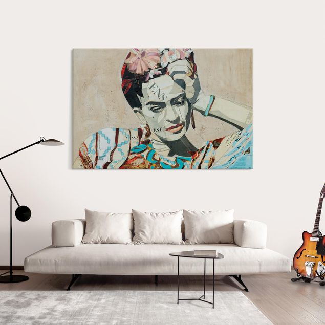 Obrazy portret Frida Kahlo - kolaż Nr 1