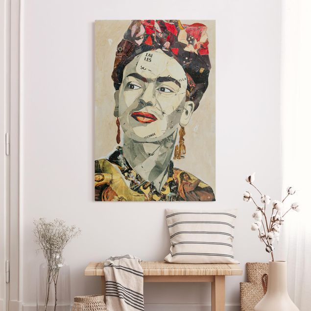Obrazy portret Frida Kahlo - Kolaż nr 2