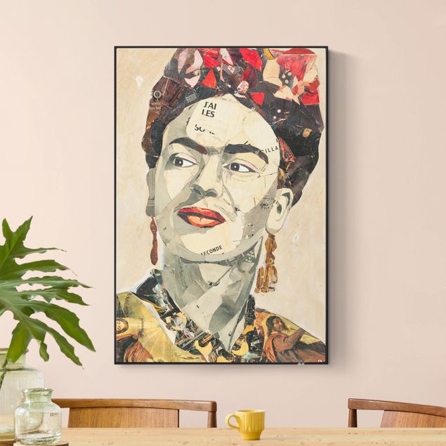 Obrazy portret Frida Kahlo - Kolaż nr 2