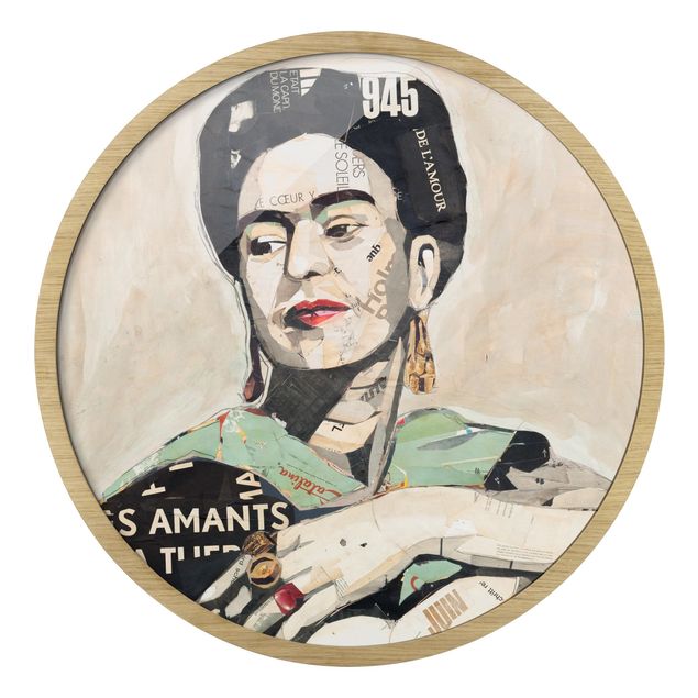 Obrazy portret Frida Kahlo - Collage No.4