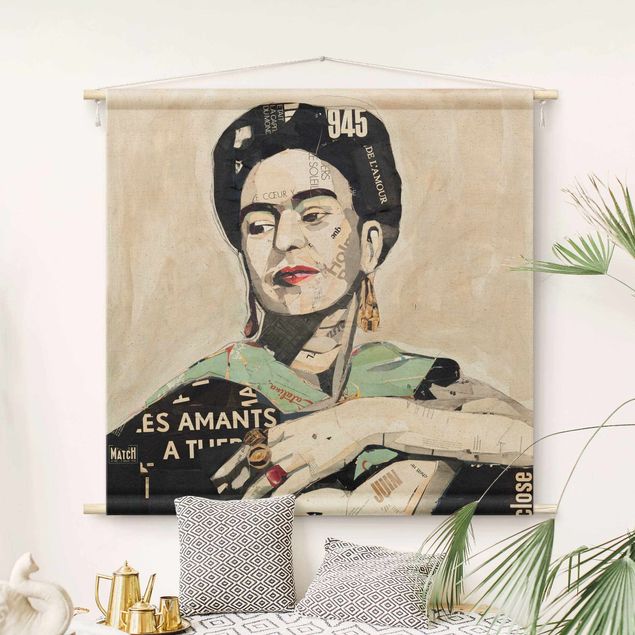 nowoczesny gobelin Frida Kahlo - Collage No.4