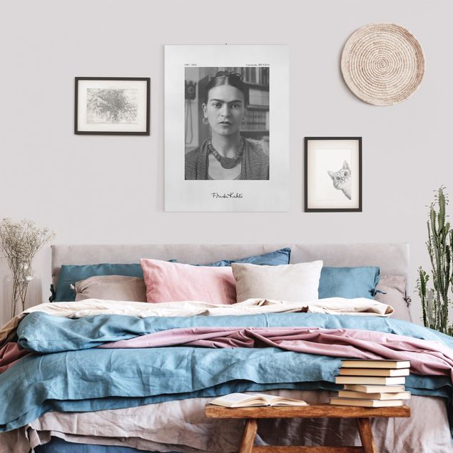 Obrazy nowoczesny Frida Kahlo Photograph Portrait In The House