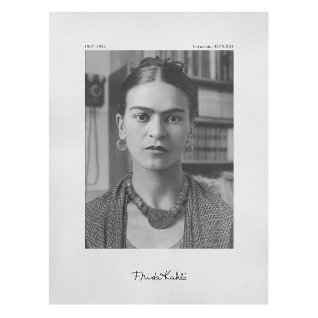Artystyczne obrazy Frida Kahlo Photograph Portrait In The House
