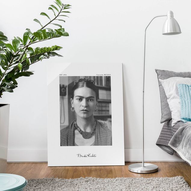 Obrazy na szkle artyści Frida Kahlo Photograph Portrait In The House