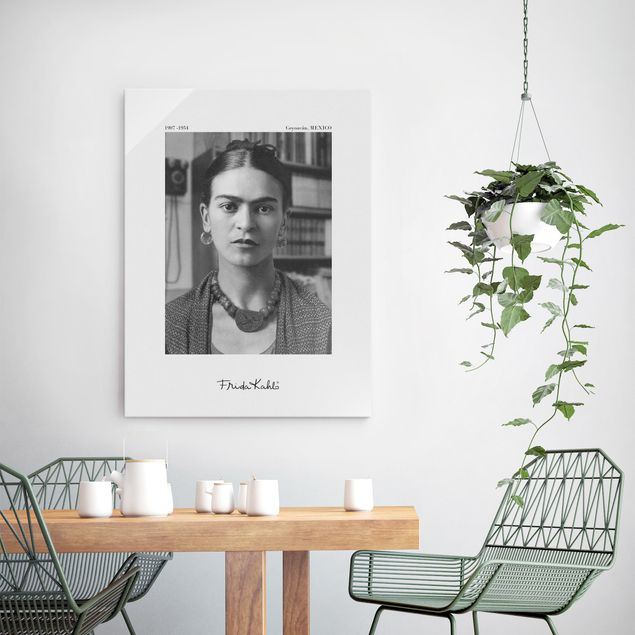 Obrazy do salonu Frida Kahlo Photograph Portrait In The House