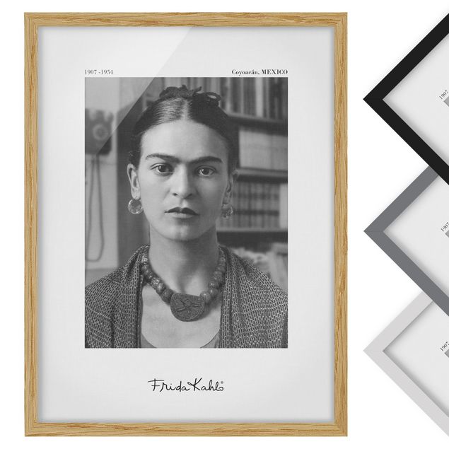 Obrazy artystów Frida Kahlo Photograph Portrait In The House